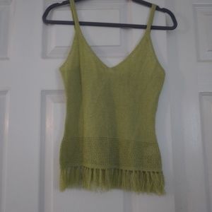 Green Crochet Top